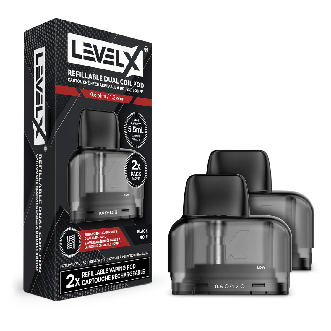 Level X Refillable Pod